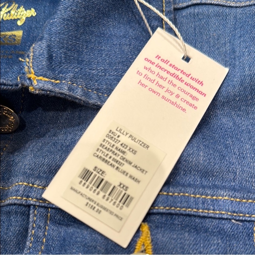 Lilly Pulitzer Denim Seaspray Jacket - Picture 5 of 7